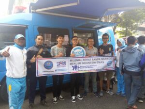 BNNK Garut Kampanyekan HANI 2019 di Car Free Day, Milenial Sehat Tanpa Narkoba