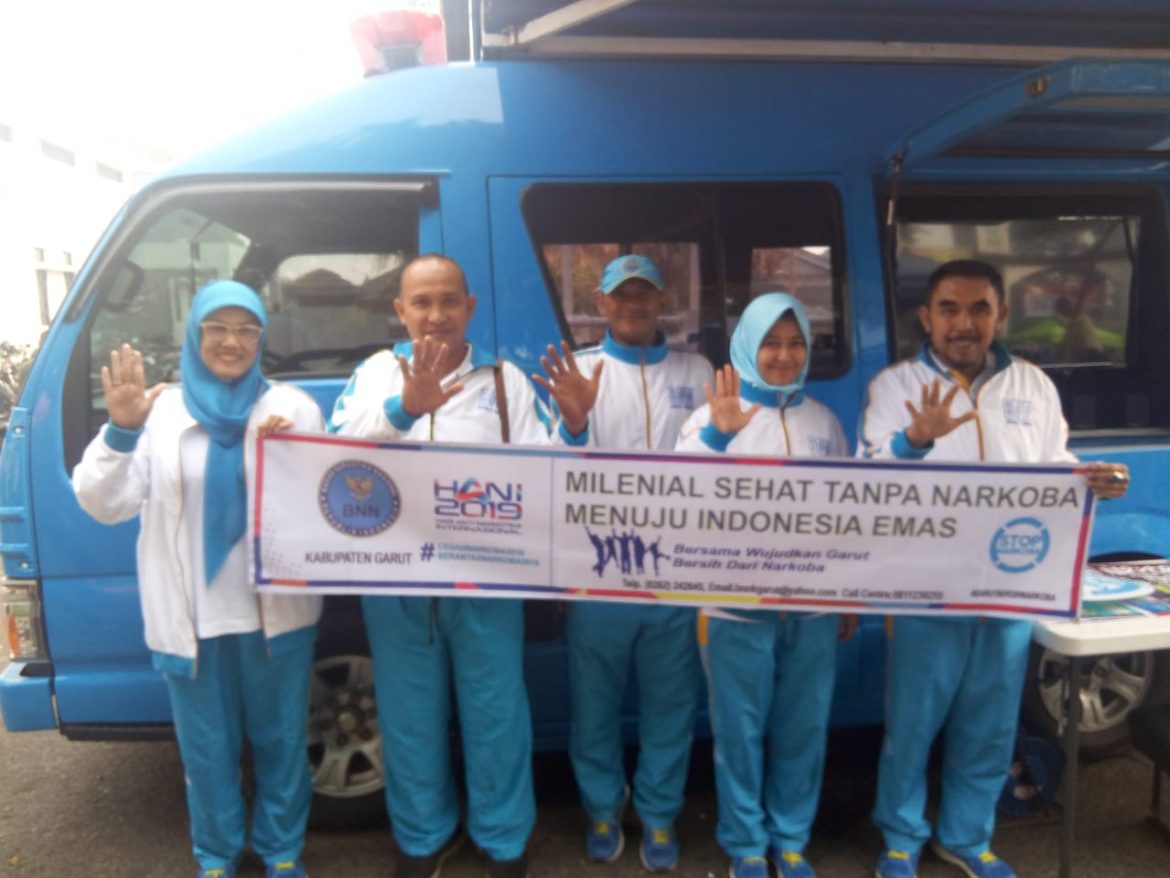 Kampanyekan HANI 2019 BNN Kabupaten GARUT, Milenial Sehat Tanpa Narkoba Kampanyekan HANI 2019 BNN Kabupaten GARUT, Milenial Sehat Tanpa Narkoba