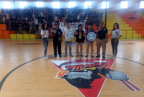 Diseminasi Informasi Melalui Insert Konten dalam Kegiatan Liga Futsal Pelajar 2019