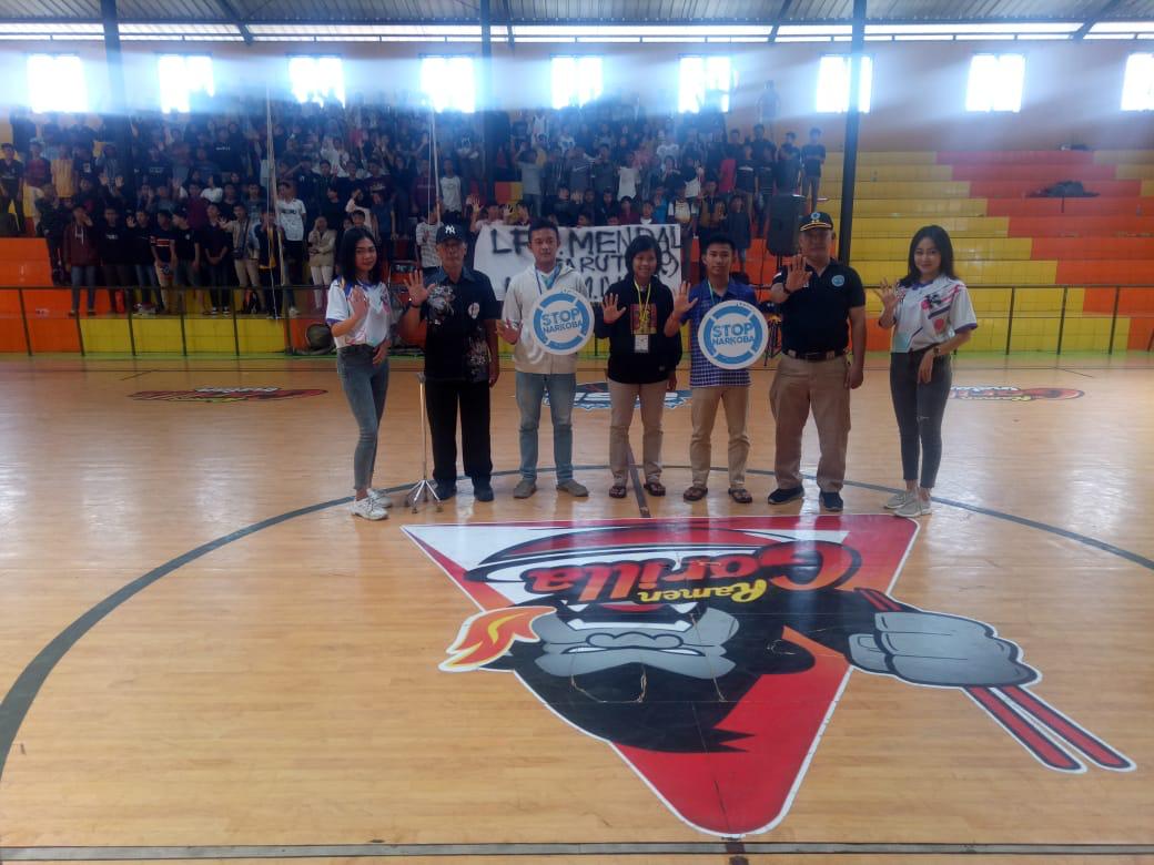 Diseminasi Informasi Melalui Insert Konten dalam Kegiatan Liga Futsal Pelajar 2019