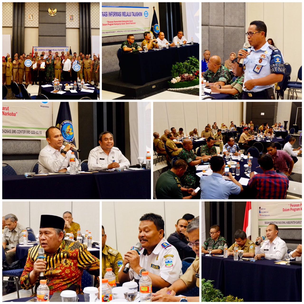 Kegiatan Diseminasi Informasi P4GN melalui Talkhow bersama unsur Pemerintah Daerah Kabupaten Garut Kegiatan Diseminasi Informasi P4GN melalui Talkhow bersama unsur Pemerintah Daerah Kabupaten Garut