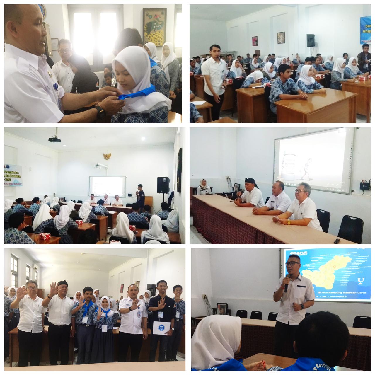 Pengukuhan dan Sosialisasi P4GN di Lingkungan Pendidikan SAN 11 Garut