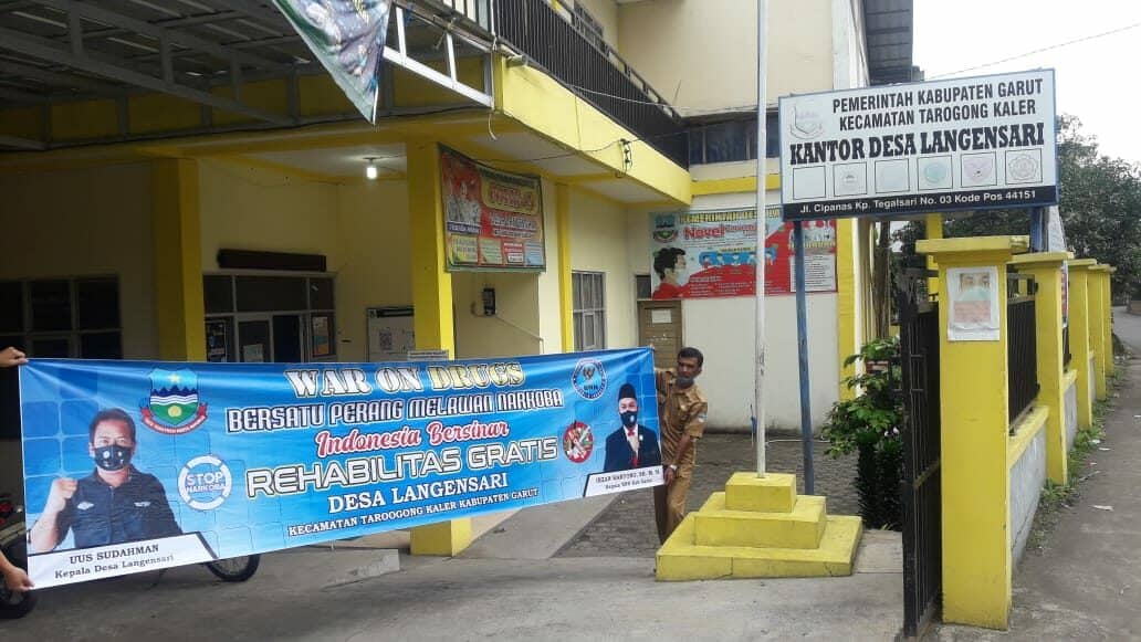 Desa Bersinar Kabupaten Garut menyuarakan kampanye “War On Drugs”