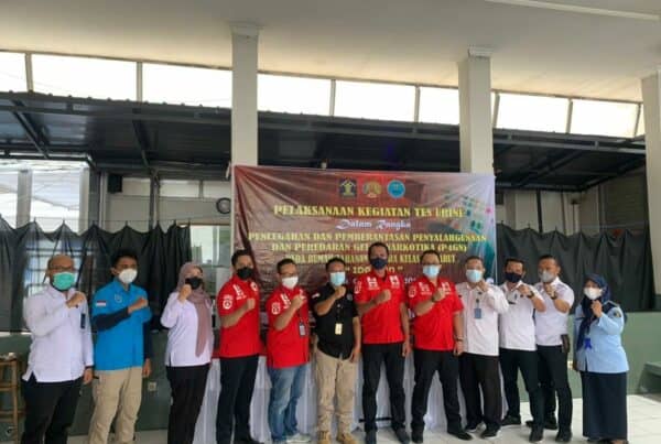 BNNK Garut Tes Urine Pegawai Rutan Kelas II B Garut