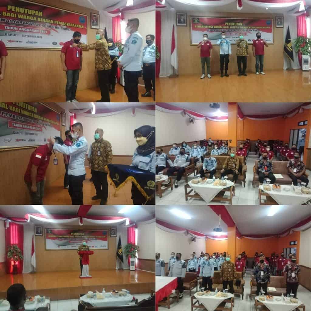 BNNK Garut Hadiri Penutupan Program Rehabilitasi Sosial Bagi Warga Binaan LAPAS Kelas IIB Garut Tahun 2021 BNNK Garut Hadiri Penutupan Program Rehabilitasi Sosial Bagi Warga Binaan LAPAS Kelas IIB Garut Tahun 2021