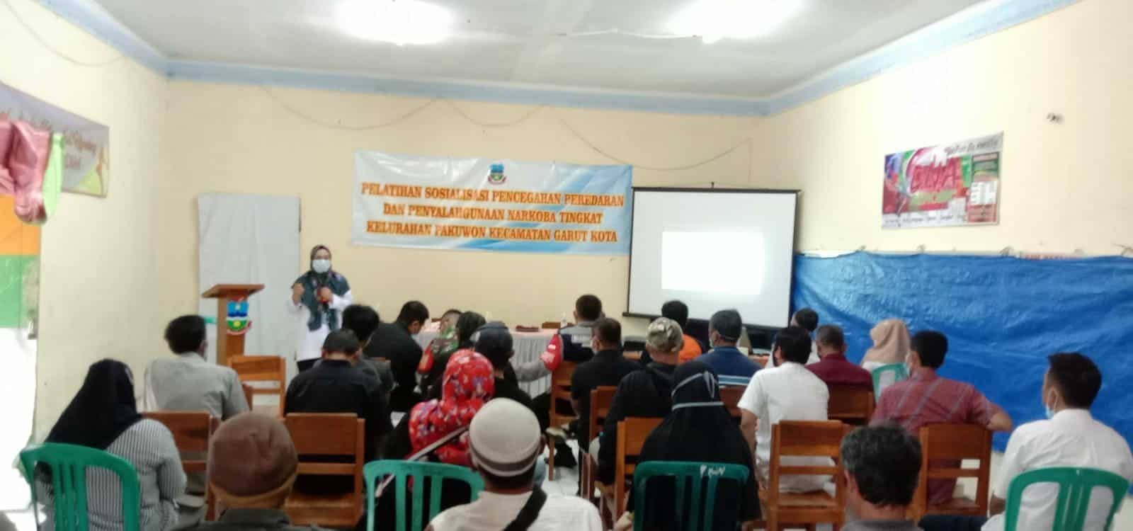 BNNK Garut Gelar Sosialisasi P4GN di Kelurahan Pakuwon