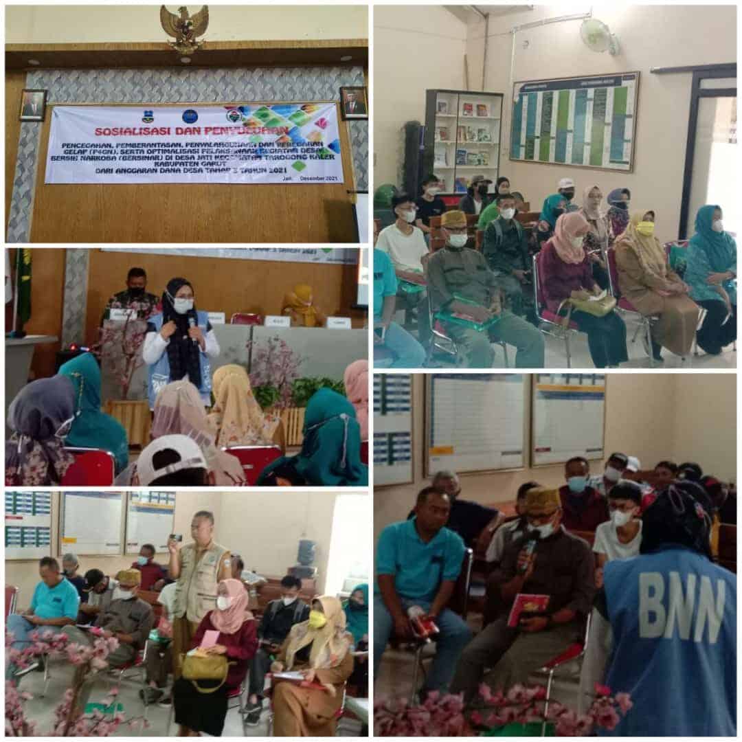 BNNK Garut Gelar Sosialisasi Bahaya Narkoba di Lingkungan Masyarakat Desa Jati
