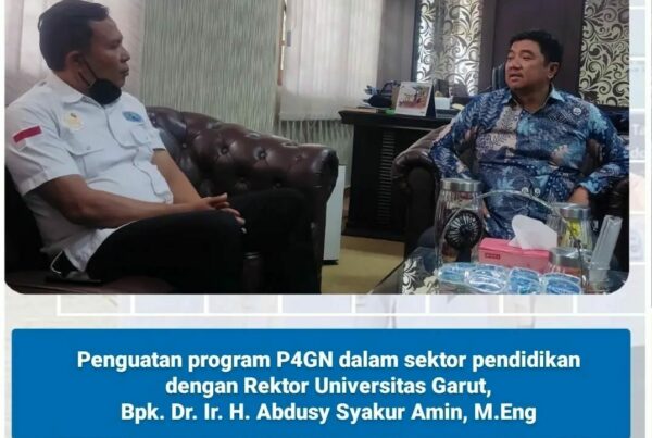 BNNK Garut Lakukan Koordinasi Penguatan P4GN dengan Rektor UNIGA