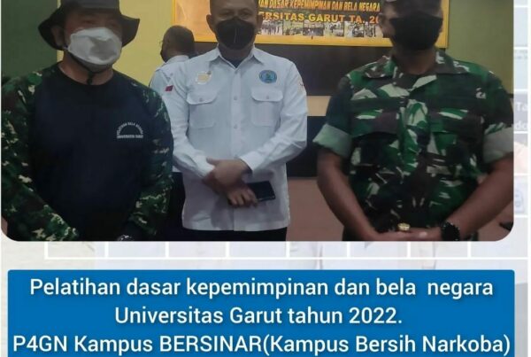 BNNK Garut Hadiri Pembukaan Pelatihan Dasar Kepemimpinan dan Bela Negara UNIGA Tahun 2022