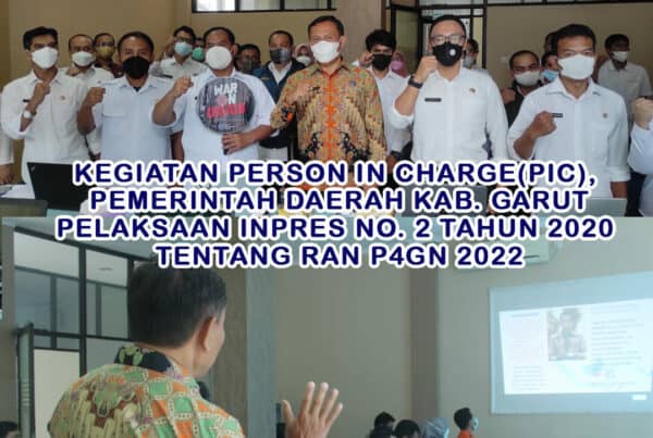 BNNK Garut Gelar Rapat Teknis PIC Inpres No 2 Tahun 2020 tentang RAN P4GN 2020-2024