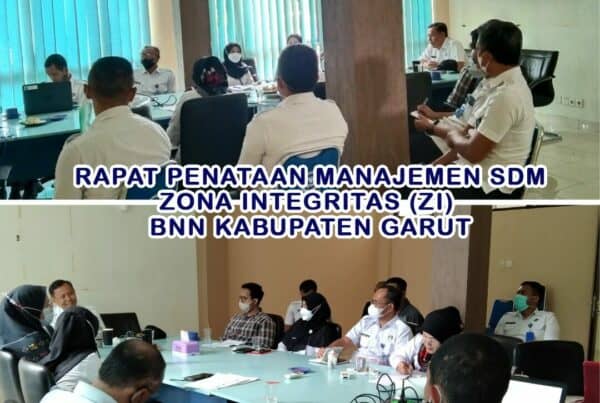 Tim Pembangunan Zona Integritas (ZI) BNNK Garut adakan Rapat Penataan Sistem Manajemen SDM