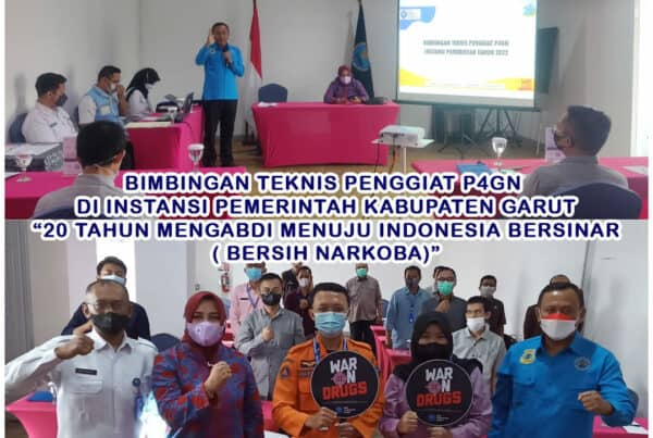 BNNK Garut Gelar Bimtek Penggiat P4GN di Instansi Pemerintah Kabupaten Garut