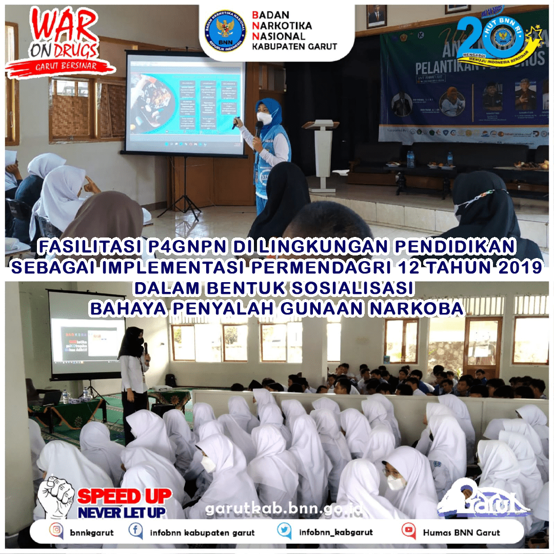 BNNK Garut Gelar Fasilitasi P4GNPN di IPI Garut
