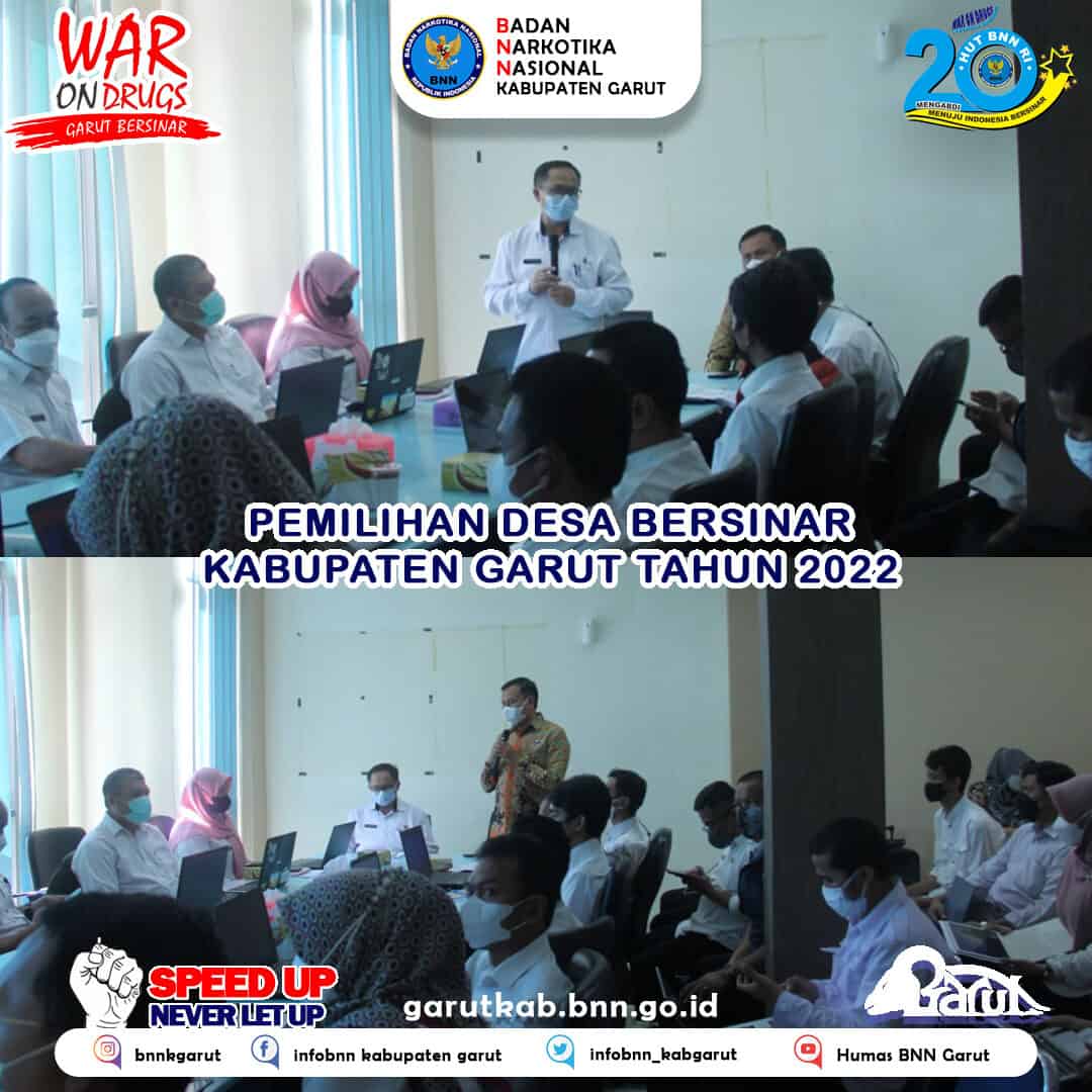 BNNK Garut Bangun Komitmen Bersama Terpadu P4GN & PN Kab Garut Tahun 2022