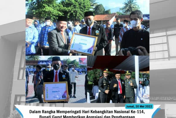 BNNK Garut Terima Penghargaan Bupati pada Hari Kebangkitan Nasional Ke-114