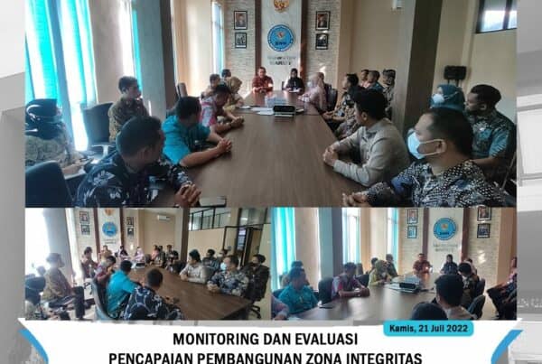 Monitoring dan Evaluasi Pencapaian Pembangunan Zona Integritas BNN Kab. Garut