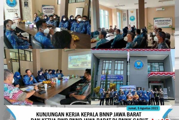 Kunjungan Kerja Kepala dan Ketua DWP BNNP Jawa Barat di BNNK Garut