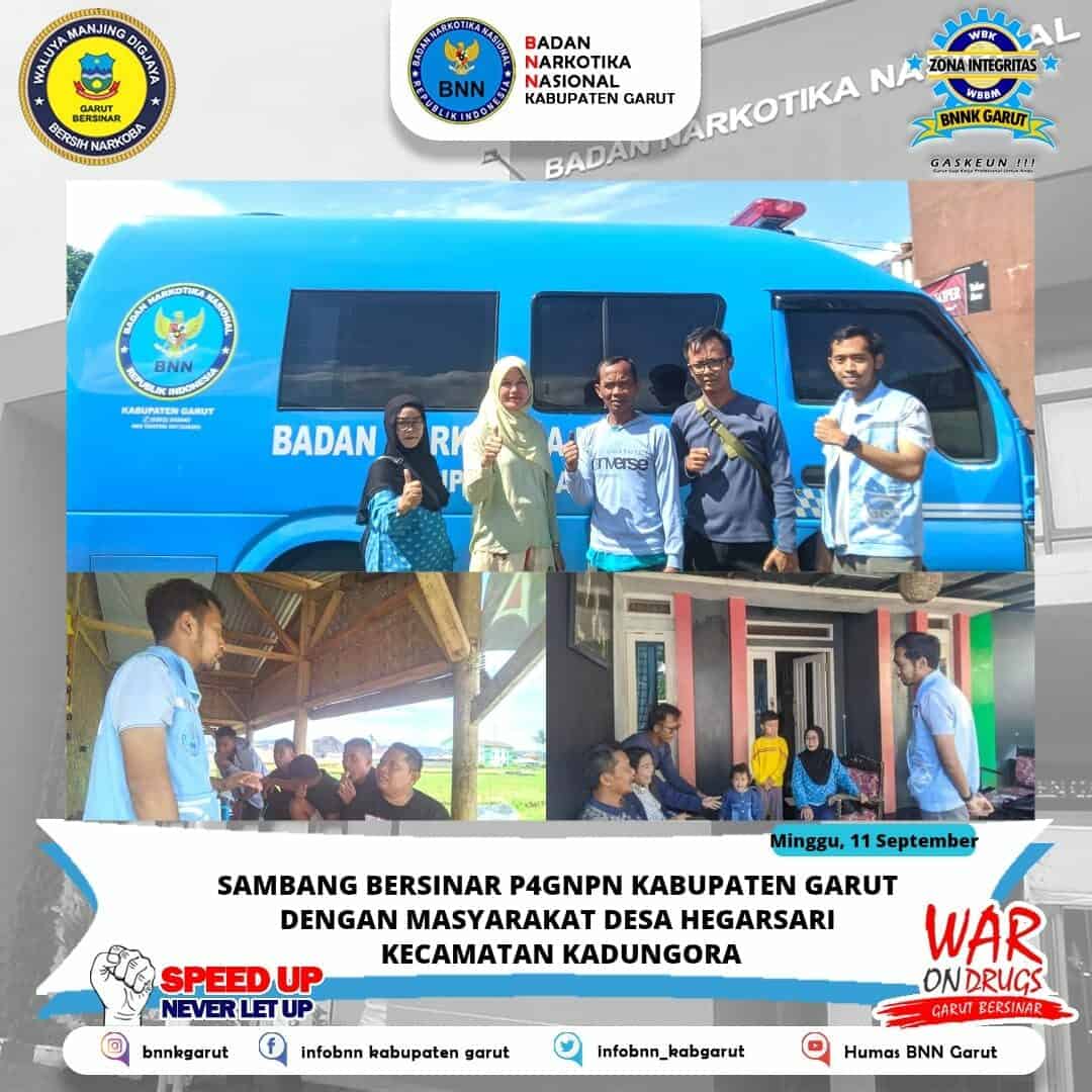BNNK Garut Adakan Piket Siaga Sambang Bersinar di Lingkungan Masyarakat