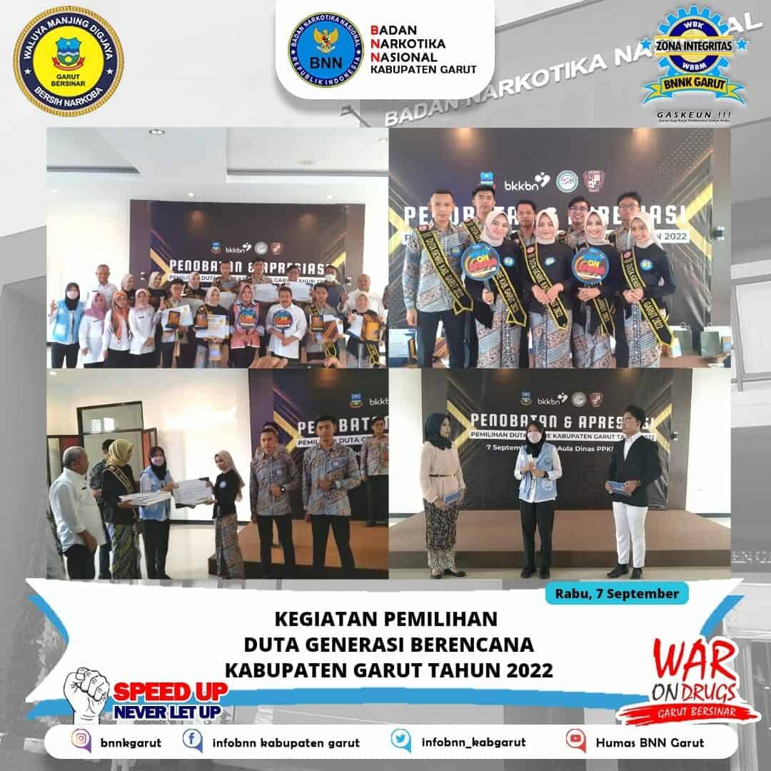 BNNK Garut Hadiri Pemilihan Duta Generasi Berencana Kabupaten Garut 2022