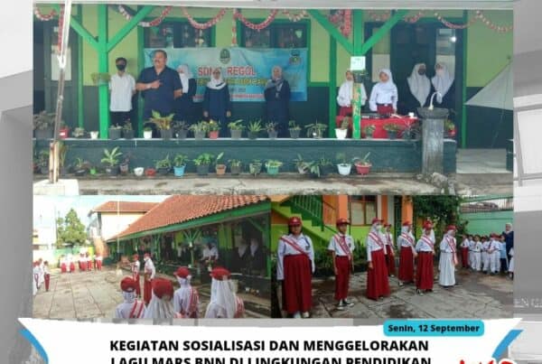 BNNK Garut Gelorakan Mars BNN di Lingkungan Pendidikan SD