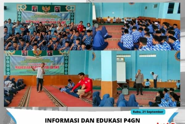 BNNK Garut Gelar Giat Informasi dan Edukasi P4GNPN di MTs Cilawu Garut