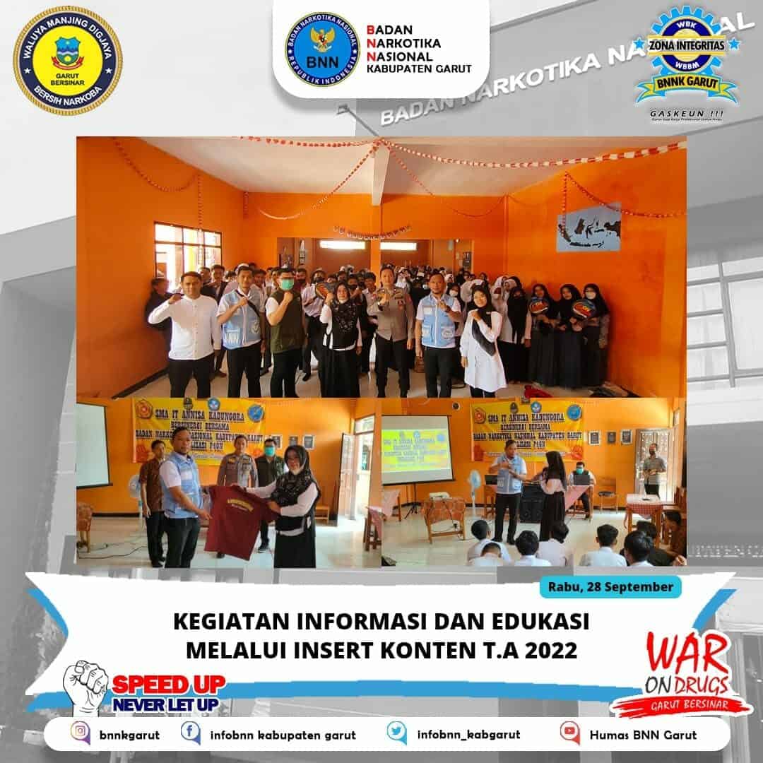 BNNK Garut Gelar Giat IE di SMA IT Annisa Kadungora, Garut BNNK Garut Gelar Giat IE di SMA IT Annisa Kadungora, Garut