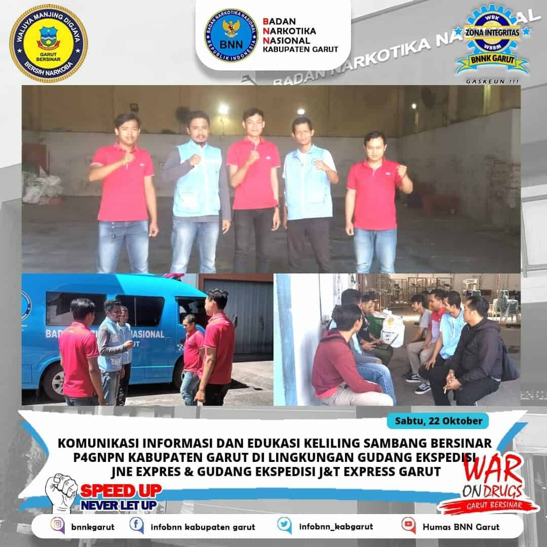 BNNK Garut Gelar Keliling Sambang Garut Bersinar di Lingkungan Pekerja BNNK Garut Gelar Keliling Sambang Garut Bersinar di Lingkungan Pekerja