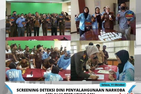 BNNK Garut Gelar Tes Urine ASN Kejaksaan Negeri Garut