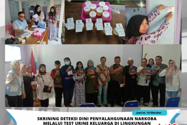 BNNK Garut Adakan Tes Urine Keluarga di Lingkungan Masyarakat Kab. Garut