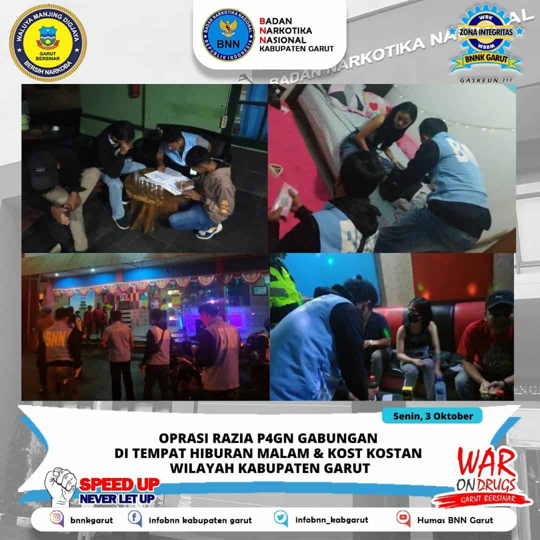 BNNK Garut Gelar OPS Razia P4GN Gabungan BNNK Garut Gelar OPS Razia P4GN Gabungan