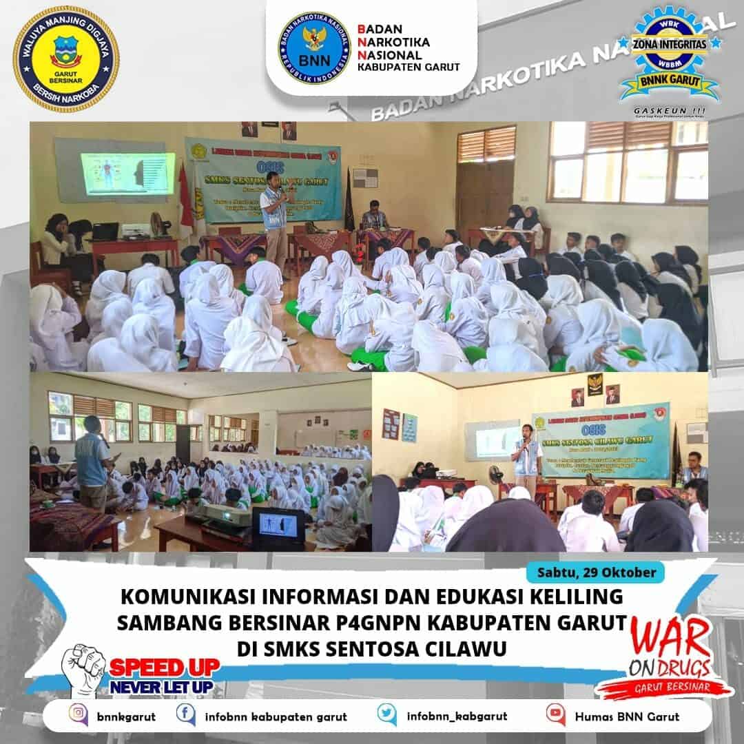 BNNK Garut Gelar Penyuluhan P4GNPN di SMKS Sentosa Cilawu BNNK Garut Gelar Penyuluhan P4GNPN di SMKS Sentosa Cilawu