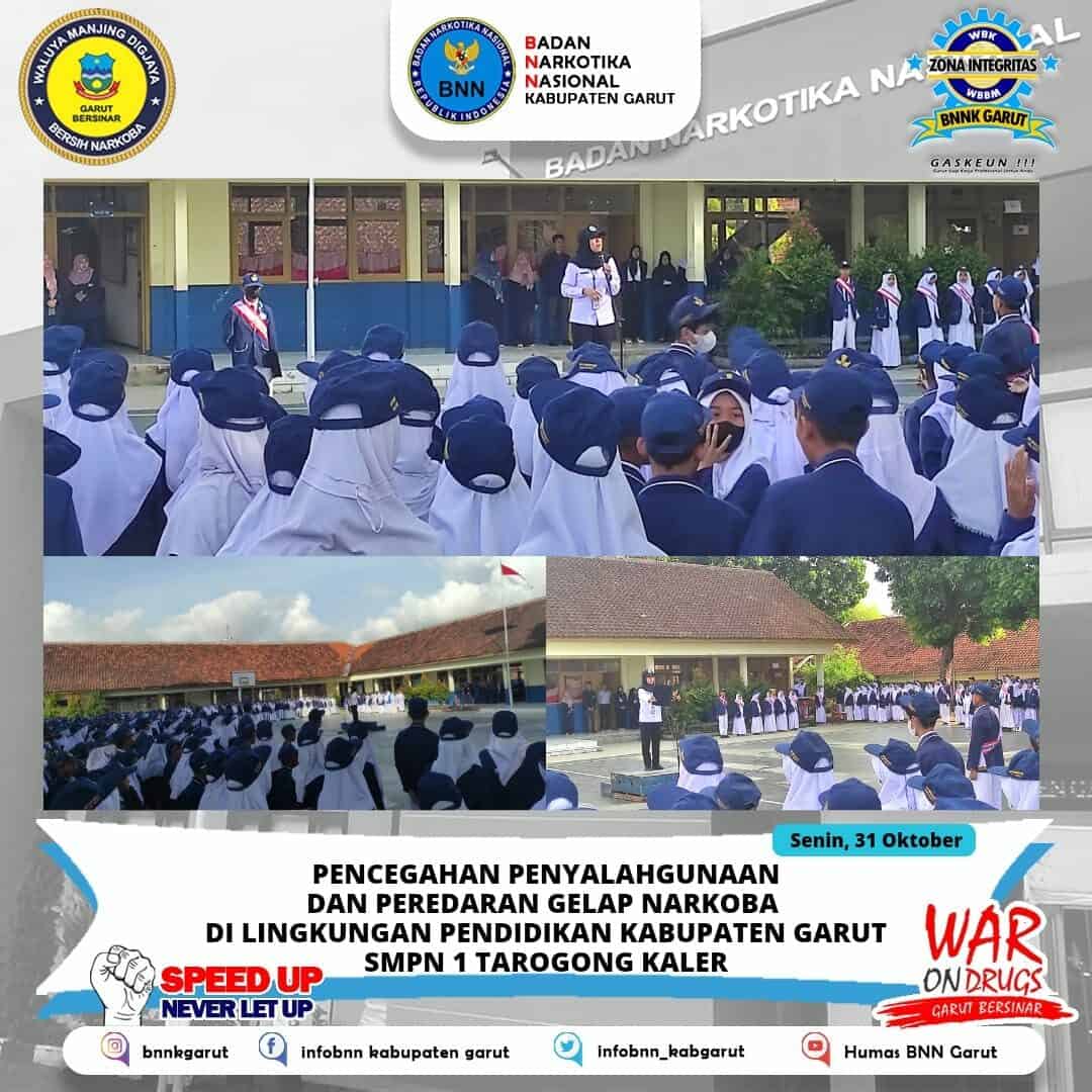 BNNK Garut Laksanakan Pencegahan Penyalahgunaan dan Peredaran Gelap Narkoba di Lingkungan Pendidikan BNNK Garut Laksanakan Pencegahan Penyalahgunaan dan Peredaran Gelap Narkoba di Lingkungan Pendidikan
