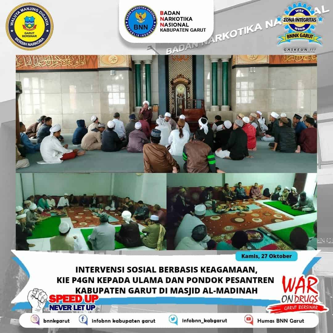 BNNK Garut Gelar KIE P4GN kepada Ulama dan Pimpinan Pondok Pesantren Kab. Garut BNNK Garut Gelar KIE P4GN kepada Ulama dan Pimpinan Pondok Pesantren Kab. Garut