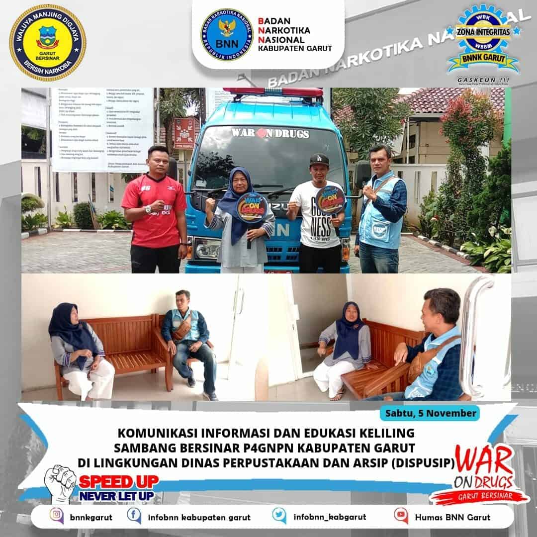 BNNK Garut Laksanakan Keliling Sambang Garut Bersinar di Lingkungan Pekerja DISPUSIP BNNK Garut Laksanakan Keliling Sambang Garut Bersinar di Lingkungan Pekerja DISPUSIP