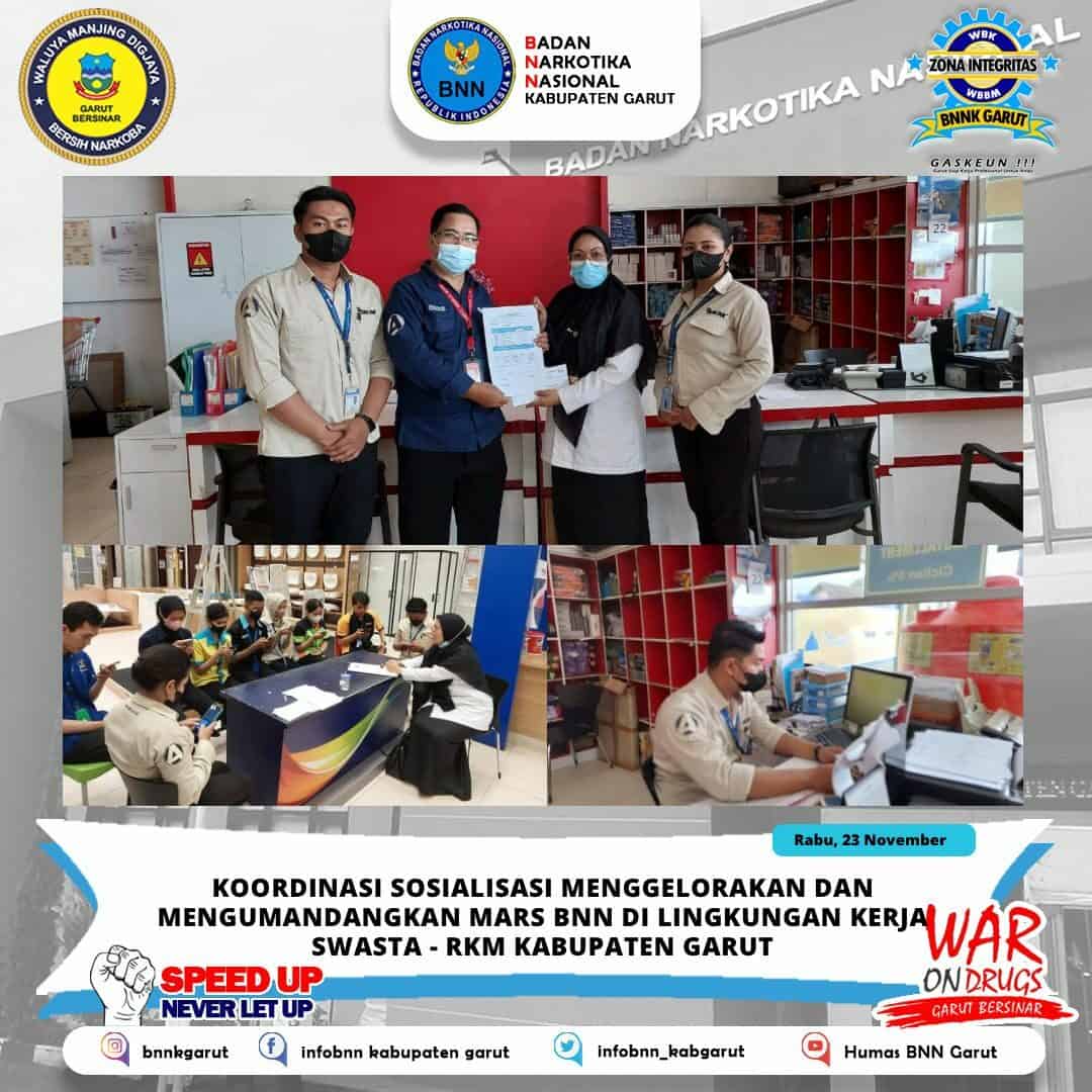 Gelorakan Mars BNN di Lingkungan Kerja Swasta Gelorakan Mars BNN di Lingkungan Kerja Swasta