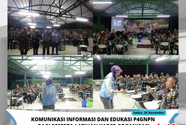 BNNK Garut Laksanakan KIE P4GN Bagi Peserta Latihan Kader Organisasi Tingkat Purna GM PKPPI BNNK Garut Laksanakan KIE P4GN Bagi Peserta Latihan Kader Organisasi Tingkat Purna GM PKPPI