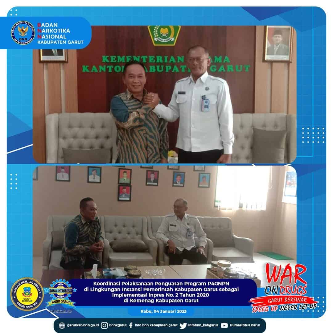 BNNK Garut Gelar Koordinasi Penguatan P4GNPN dengan Instansi Pemerintah di Lingkungan Kab. Garut BNNK Garut Gelar Koordinasi Penguatan P4GNPN dengan Instansi Pemerintah di Lingkungan Kab. Garut