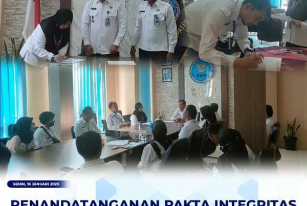 BNNK Garut Laksanakan Penandatanganan Pakta Integritas Tahun 2023