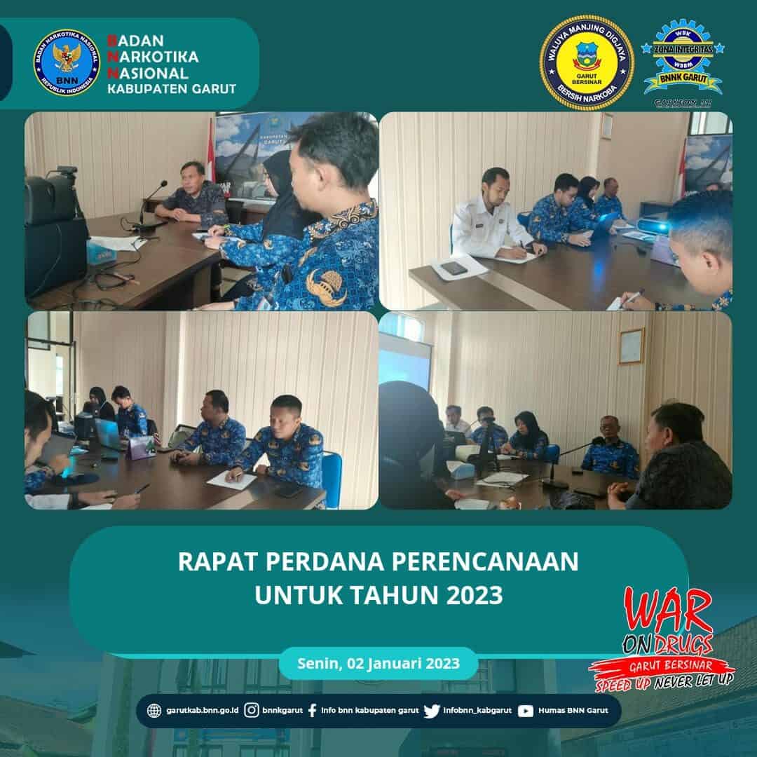 BNNK Garut Gelar Rapat Teknis Perencanaan Tahun 2023