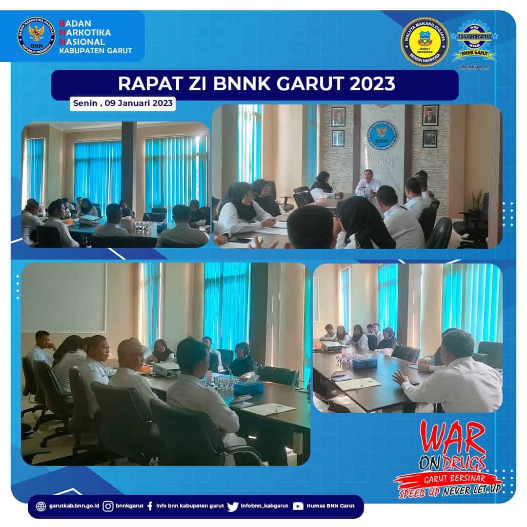 BNNK Garut Gelar Rapat Kerja Zona Integritas BNNK Garut Gelar Rapat Inovasi Zona Integritas