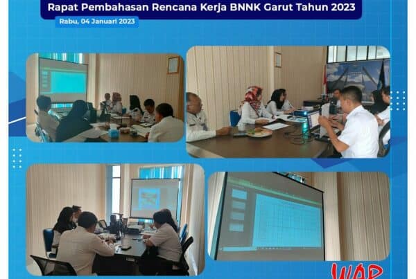 BNNK Garut Bahas Rencana Kerja Tahun 2023 BNNK Garut Bahas Rencana Kerja Tahun 2023