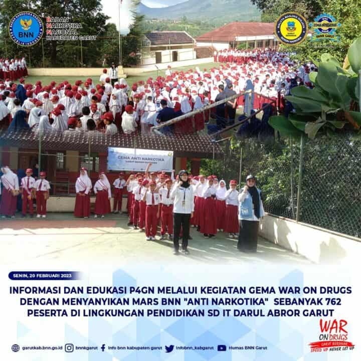 Gelar Gema Anti Narkotika Sebanyak 3255 Orang, BNNK Garut Perkuat P4GNPN