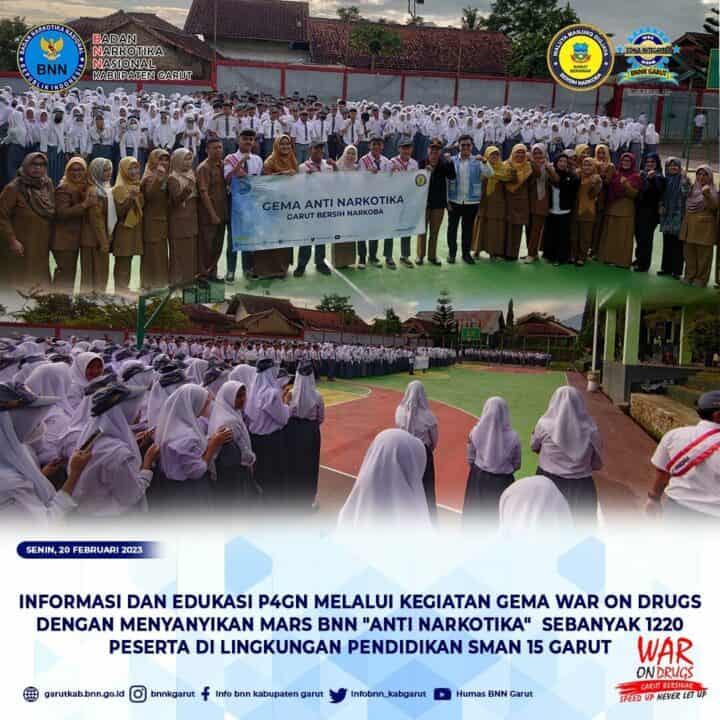 Gelar Gema Anti Narkotika Sebanyak 3255 Orang, BNNK Garut Perkuat P4GNPN