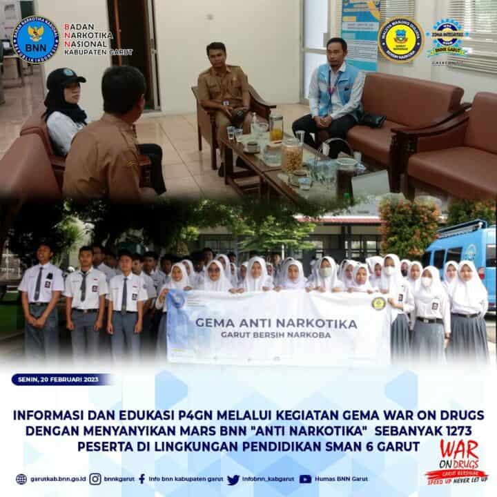 Gelar Gema Anti Narkotika Sebanyak 3255 Orang, BNNK Garut Perkuat P4GNPN