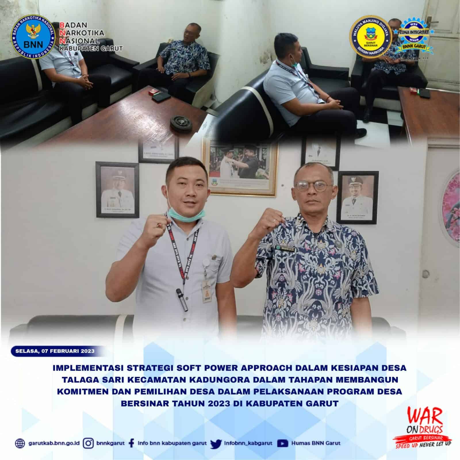BNNK Garut Perkuat Program Desa Bersinar Dengan Implementasi Strategi Soft Power Approach BNNK Garut Perkuat Program Desa Bersinar Dengan Implementasi Strategi Soft Power Approach