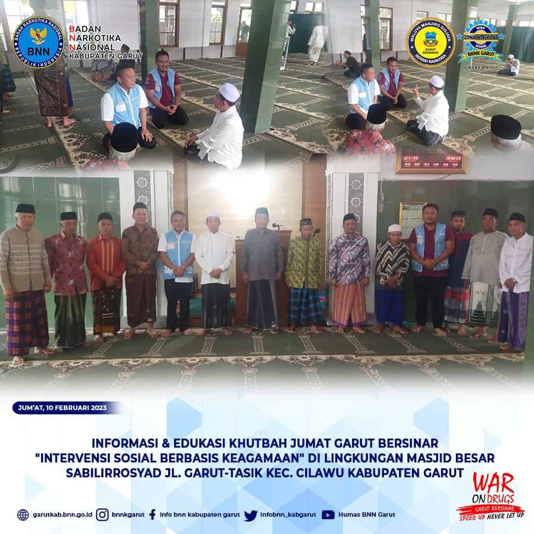 Perkuat Informasi dan Edukasi P4GNPN, BNNK Garut Gelar Intervensi Sosial Berbasis Keagamaan Perkuat Informasi dan Edukasi P4GNPN, BNNK Garut Gelar Intervensi Sosial Berbasis Keagamaan