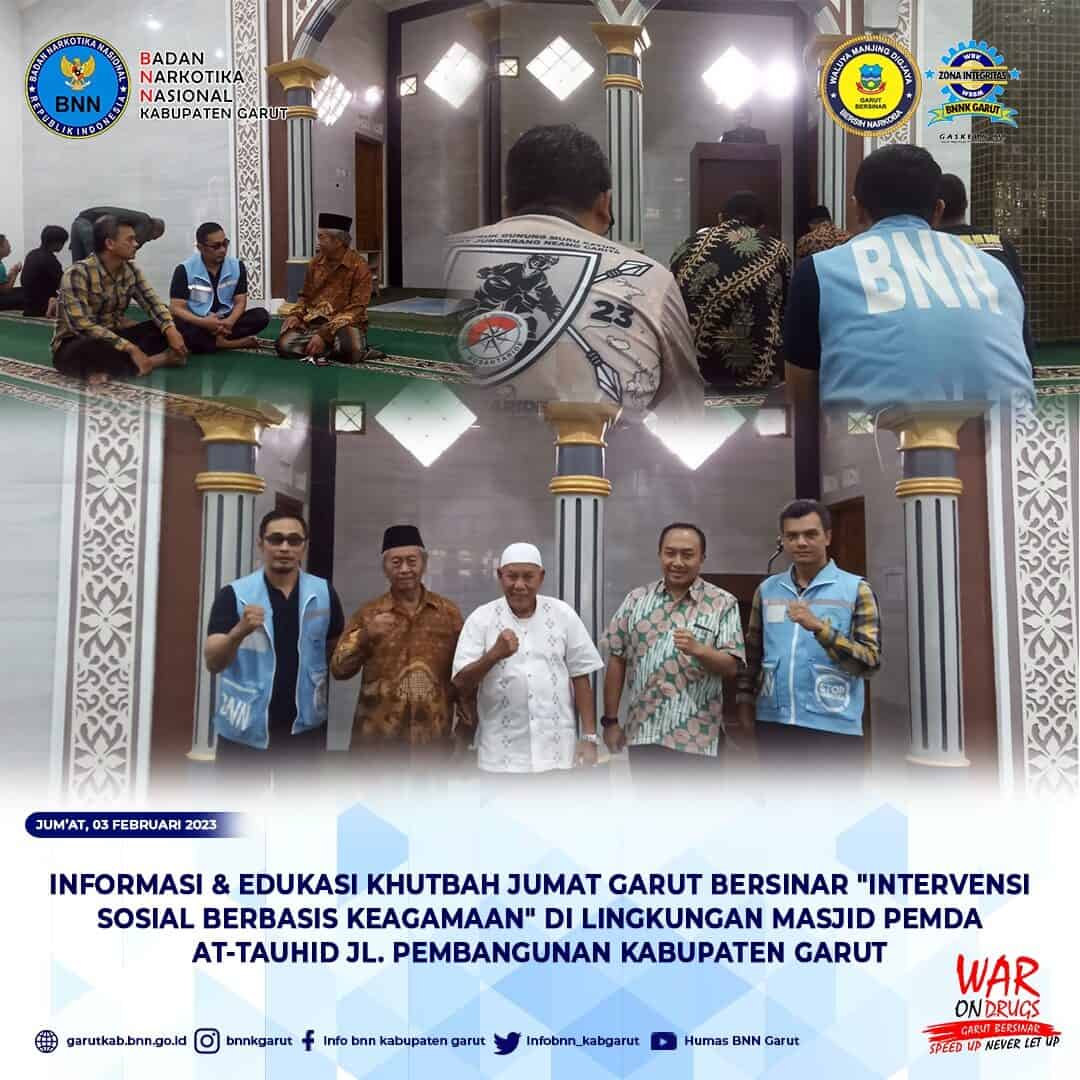 Gelar Intervensi Sosial Berbasis Keagamaan, BNNK Garut Perkuat P4GNPN Gelar Intervensi Sosial Berbasis Keagamaan, BNNK Garut Perkuat P4GNPN