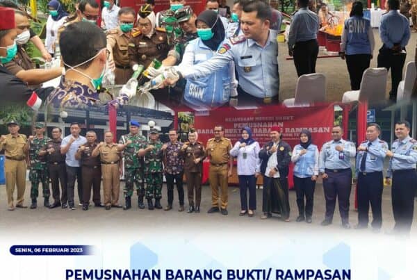 BNNK Garut Hadiri Pemusnahan Barang Bukti Narkotika