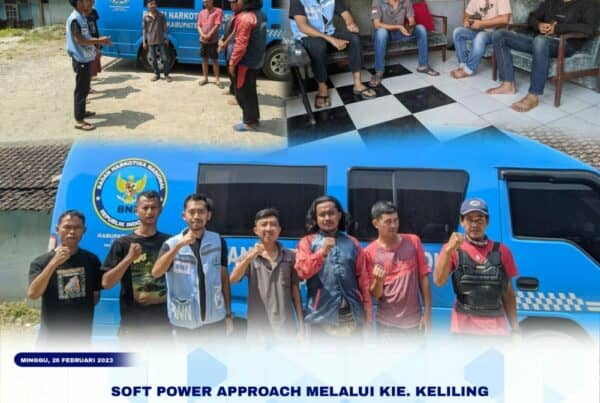 Perkuat Strategi Soft Power Approach, BNNK Garut Gelar KIE Keliling Sambang Bersinar