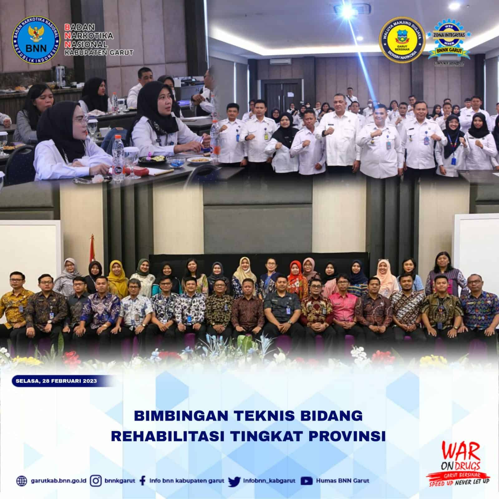BNNK Garut Ikuti Bimtek Bidang Rehabilitasi Tingkat Provinsi BNNK Garut Ikuti Bimtek Bidang Rehabilitasi Tingkat Provinsi